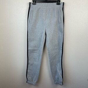 Prowest Gray and Black Striped Sweatpants Size M EUC